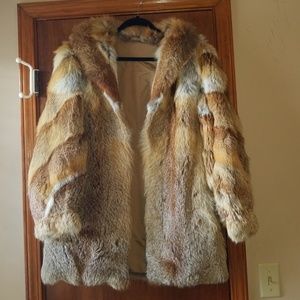 Vintage Rabbit Fur Coat